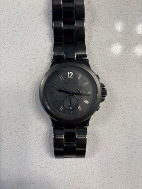 Michael Kors Black All-Over Chronograph Bracelet Watch